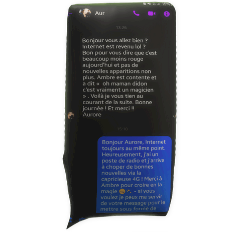 témoignage urticaire par Aurore pour Fabrice Corazza magnétiseur guérisseur coupeur de feu à Locunolé proche Quimperlé Finistère Bretagne
